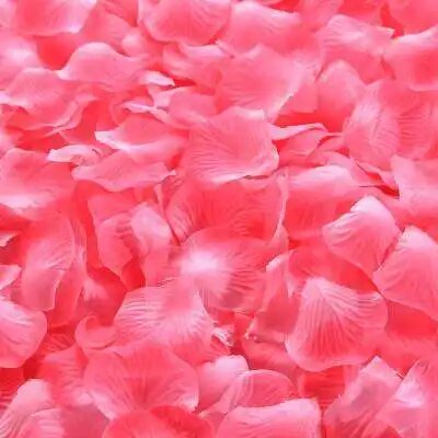 Pétalos de seda artificiales, pétalos de simulación para fiesta de cumpleaños, boda, Día de San Valentín, confeti, decoración para eventos, 100/500/1000 Uds.