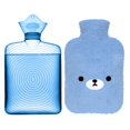 thumbnail image 1 of Bolsa de agua caliente samply con funda de polar, oso lindo, 1 of 6
