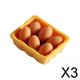 thumbnail image 1 of Paquete de 3-4 6 Huevos en miniatura Baoblaze Accesorios de decoración de escena resina, 1 of 8