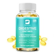 BEWORTHS Digestive Enzymes - Probiotic Multi Enzymes with Probiotics and Prebiotics for Digestive Health + Bloating Relief for Women and Men, Bromelain and More for Gut Health and Digestion