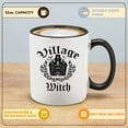 thumbnail image 2 of Shop4Ever Village Witch Novelty Ceramic Coffee Mug Tea Cup Halloween Gift (Black Handle 11 oz.), 2 of 4