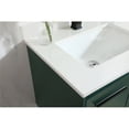 thumbnail image 5 of Elegant Decor Penn 24" MDF Single Bathroom Vanity with Backsplash in Green, 5 of 9