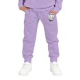 thumbnail image 3 of YOUYEDIAN Halloween Sweatpants for Boys Fashion Casual Sweatpants with Pockets Funny Halloween Print Pants Kids Athletic Trousers (Purple, 6-7 Years), 3 of 5