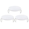 thumbnail image 3 of Gymnture 3pc Microwave Plate Stacker Multi-functional Rack Tray with Handle, 3 of 11