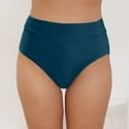 thumbnail image 2 of kamemir Cheeky Bikini Bottoms Women's Cheeky Bikini Bottom(Dark Green,S), 2 of 6