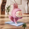 thumbnail image 3 of Caja ciega de la serie Monsters Lazy Yoga Figura de anime Labubu Zone Out R Presume de confianza Estírate y suda Juguetes de yoga, 3 of 5