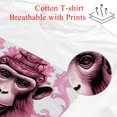 thumbnail image 2 of Pink Monkey Men's Classic White 100% Cotton T-Shirt | Soft & Breathable Tee for Everyday Comfort, 2 of 5