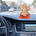 thumbnail image 4 of Estatuas De Ganesh, Juguetes Con Energía Solar Para Coches, Estatuas De Dios Elefante Ganesha Para Salpicadero De Coche, Decoración Del Hogar, Manualidades, Con Vívidos Para, 4 of 7