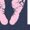 NAVY, variant on Instant Message - Adding a Little More Love - Women's Maternity Scoop Neck Graphic T-Shirt