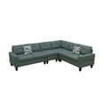thumbnail image 6 of Hommoo Sofa Set,Calico 4-Piece Couch Living Room Sofa Set,Sectional Couches for Living Room,Dendrobium Green, 6 of 7