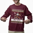thumbnail image 2 of Christmas Sweatshirt, Merry Dinkmas Funny Pickleball Santa Sweatshirt, Unique Ugly Christmas Sweatshirt, Witty Player Gift for Women & Men, 2 of 5
