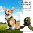 thumbnail image 6 of PoyPet Dog Harness Adjustable Soft Breathable Mesh Pet Harness No Pull Choke-Free Double Padded Vest for Small Medium and Large Dogs, Green XS, 6 of 8