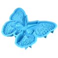 thumbnail image 1 of Adornos de pared de calavera de mariposas semiestereoscópicas, molde de pegamento en forma de gota, colgante artesanal, 1 of 5