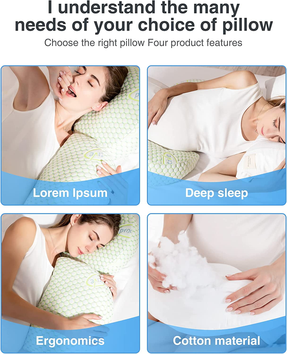 INSEN Pregnancy Pillow for Sleeping,Maternity Body Pillow for Pregnancy  Women,Pregnancy Support Pillow for Back, Hip Pain, Grey