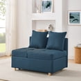 thumbnail image 4 of Sleeper Sofa Chair with Wheels | For Small Rooms, Compact Design and Convenient Adjustment, 4 of 5