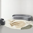 thumbnail image 4 of Floor Carpet Anti-slip Soft Fluffy Nordic Style Irregular Bedside Carpet Decor for Home Room, 4 of 8