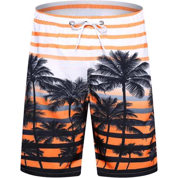 Men's Swim Trunks Quick Dry Bathing Suit Big & Tall Beach Swimsuits