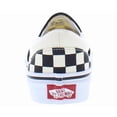 thumbnail image 3 of Vans Classic Slip On Unisex Shoes Size 5, Color: Black/White/Checkerboard/White, 3 of 5