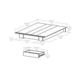 thumbnail image 4 of South Shore Full/Queen Holland Platform Bed with Drawer, Chocolate, 4 of 6