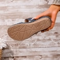 thumbnail image 4 of Navy Ladies Wedge Heel Sandals With Peep Toe And Open Toe For Spring And Summer Casual Comfortable Beach Slippers Thick Sole Size 41, 4 of 9