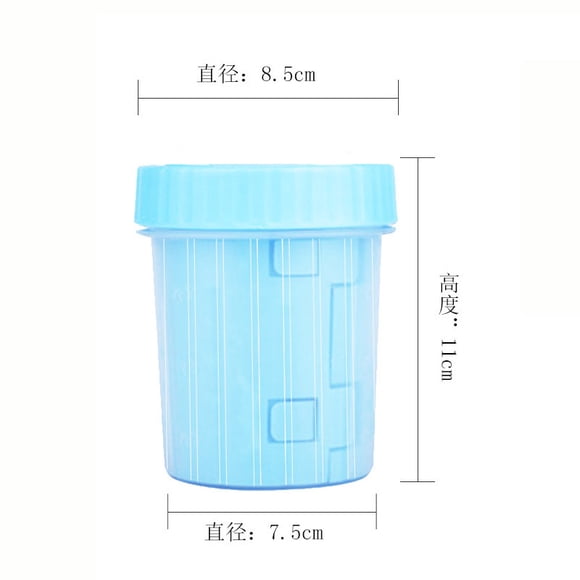 Limpiador de silicona, masajea a perros y gatos con una toalla para limpiar sus patas embarradas.