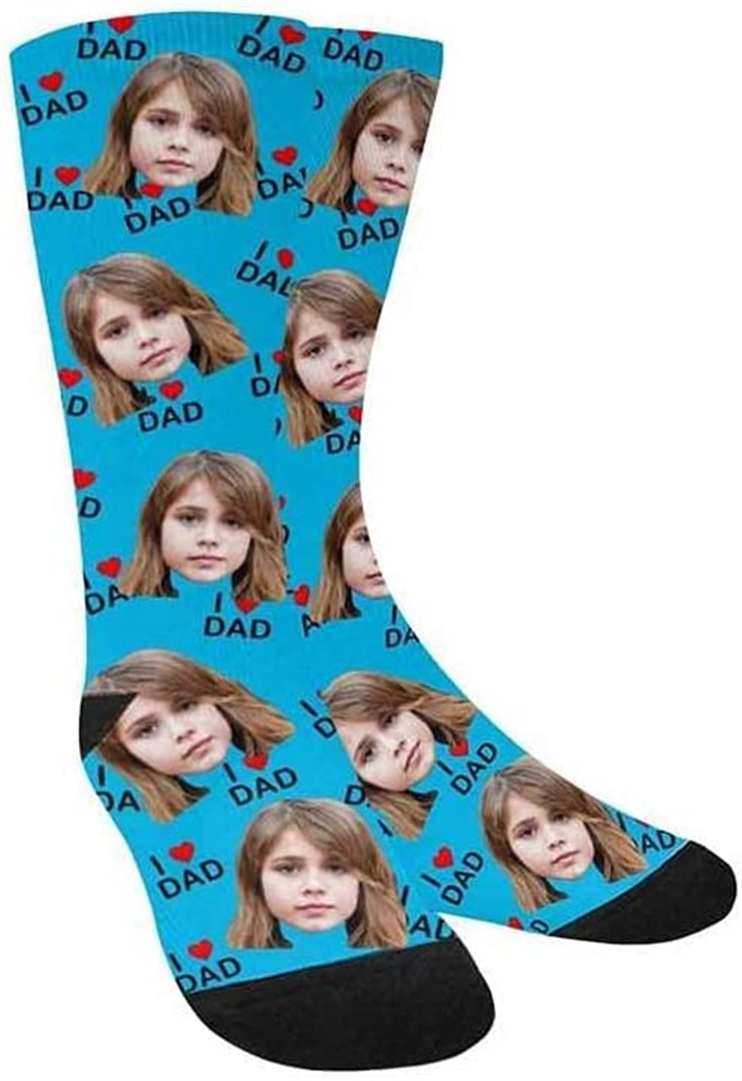 Custom Face Socks, Personalized Socks with Photo Customized Unisex ...