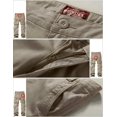 thumbnail image 4 of Pantalones Cargo Match 2XL Algodón Duradero Color Albaricoque, 4 of 5