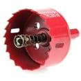 thumbnail image 2 of SENRISE Hole Saw Cutter Drill Bit Opening Hole M42 High Speed Steel 15mm-200mm Red, 2 of 7