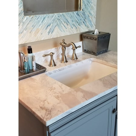 Fontaine Bellver Brushed Nickel Widespread Bathroom Faucet