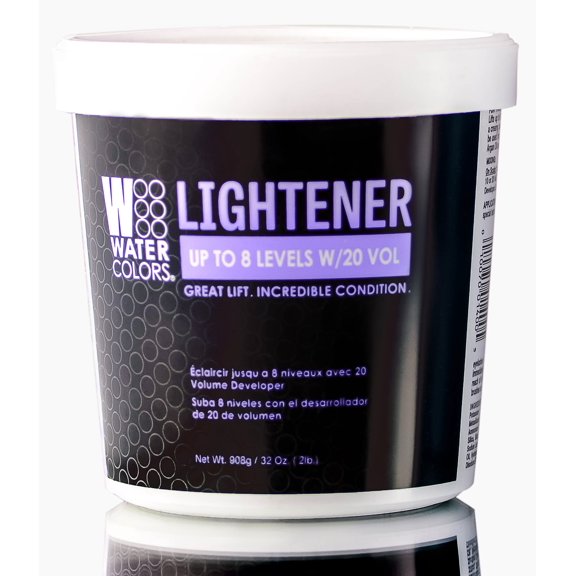 32 oz , Tressa Watercolors Lightener , Hair Scalp - Pack of 3 w/ SLEEK Teasing Comb