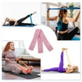 thumbnail image 4 of Unique Bargains 1pc Women 8 Grids Yoga Stretch Bands for Gym Stretching Exercise Nylon High Elastic Yarn Latex Yarn Rose Pink, 4 of 4