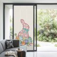 thumbnail image 3 of Happy Easter Window Privacy Film, Spring Polka Dots Bunny Easter Eggs Rustic Static Cling UV Sun Blocking Heat Control Window Tint Day and Night, Non-Adhesive One Way Privacy Cover 35.4''x78.7'', 3 of 7