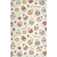 thumbnail image 2 of GZHJMY Kitchen Dish Towels, Sweet Cupcake Kitchen Towels Set of 4 Super Soft Absorbent Dish Towels Set Microfiber Polyester Kitchen Dish Cloths Decorative Tea Towels, 28x18 Inch Washcloths, 2 of 7