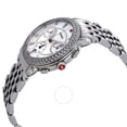 thumbnail image 5 of Michele Sidney 117 Diamonds Swiss Chronograph Silver Women's Watch MWW30A000001, 5 of 6