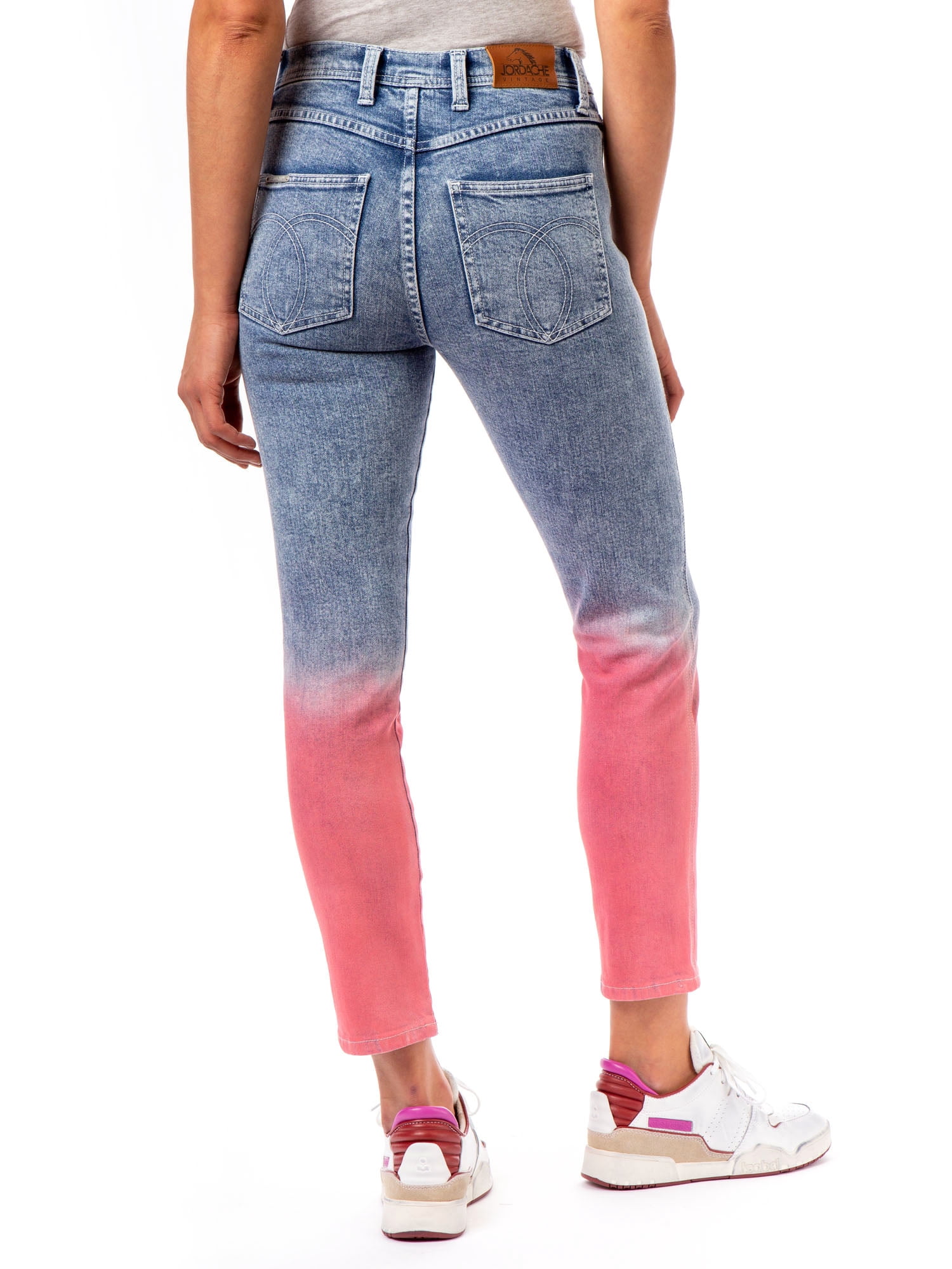Jordache Vintage Molly High Rise Acid Ombre Skinny Jean Women's