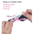thumbnail image 7 of Nacuwa Baby Sunglasses - 100% UV Proof Sunglasses for Baby, Toddler, Kids - Ages 0-2 Years - Case and Pouch included (Pink/Green), 7 of 7