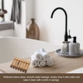 thumbnail image 6 of Uxcell Wooden Soap Tray, 2Pcs - Wooden Soap Dish, Self Draining Natural Bamboo Big Bar Soap Holder (Retro Color), 6 of 6