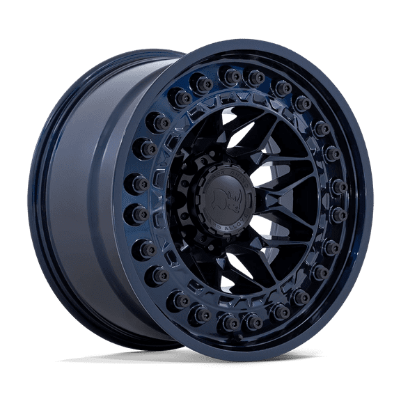 Black Rhino Cast Aluminum Wheel BR008 17x9 5x5.0 MN-BLUE -12mm, BR008LX17905012N
