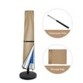 thumbnail image 4 of YEAHOME Patio Umbrella Cover for 6ft to 9ft Offset Umbrella, Water Resistant, Curved Cantilever and Straight Pole Parasol Outdoor Umbrellas Cover with Zipper and Rod, 4 of 10