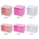 thumbnail image 3 of Caja de almacenamiento de cajón 6 rejillas/9 cuentas de mano de gran capacidad para el caso para papelería, joyería, cosméticos de escritorio Bo,9 cuadrículas, blanco Feliz Sencillez, 3 of 5
