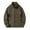 Army Green, variant on Cargo Jacket with Zipper for Men Stand Collar Coat with Pockets Solid Color Athletic Versatile Tops