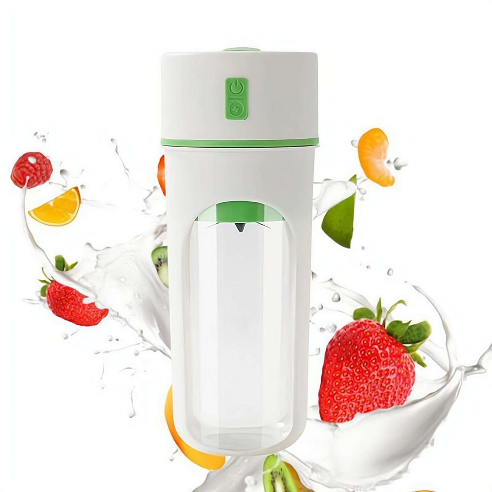 Portable Juicer Cup for Home Use, Portable Blender, Multipurpose Blenders Powerful Motor Easy Travel Friendly Kitchen Appliance, for Travel Home Office Gym Camping, Easy to Clean
