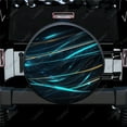 thumbnail image 1 of Abstract Minimalistic 3D Polyester Universal Spare Wheel Tire Cover Custom Tire-Covers for Trailer RV SUV Truck Camper, 1 of 5