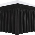 thumbnail image 1 of EASTIN Ruffled Grey King Size Bed Skirt  Dust Ruffle for King Bed with 15” Drop  Soft and Solid Microfiber  Classic Style  California King  Silver Gray Bedskirts, 1 of 6