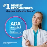 (2 pack) Fixodent Denture Adhesive Cream Original, All Day Hold for Fulls and Partials, 2.4 oz