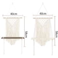 thumbnail image 4 of Étagère Murale Suspendue en Macramé - Bohème - Décoration - Tissée, 4 of 5