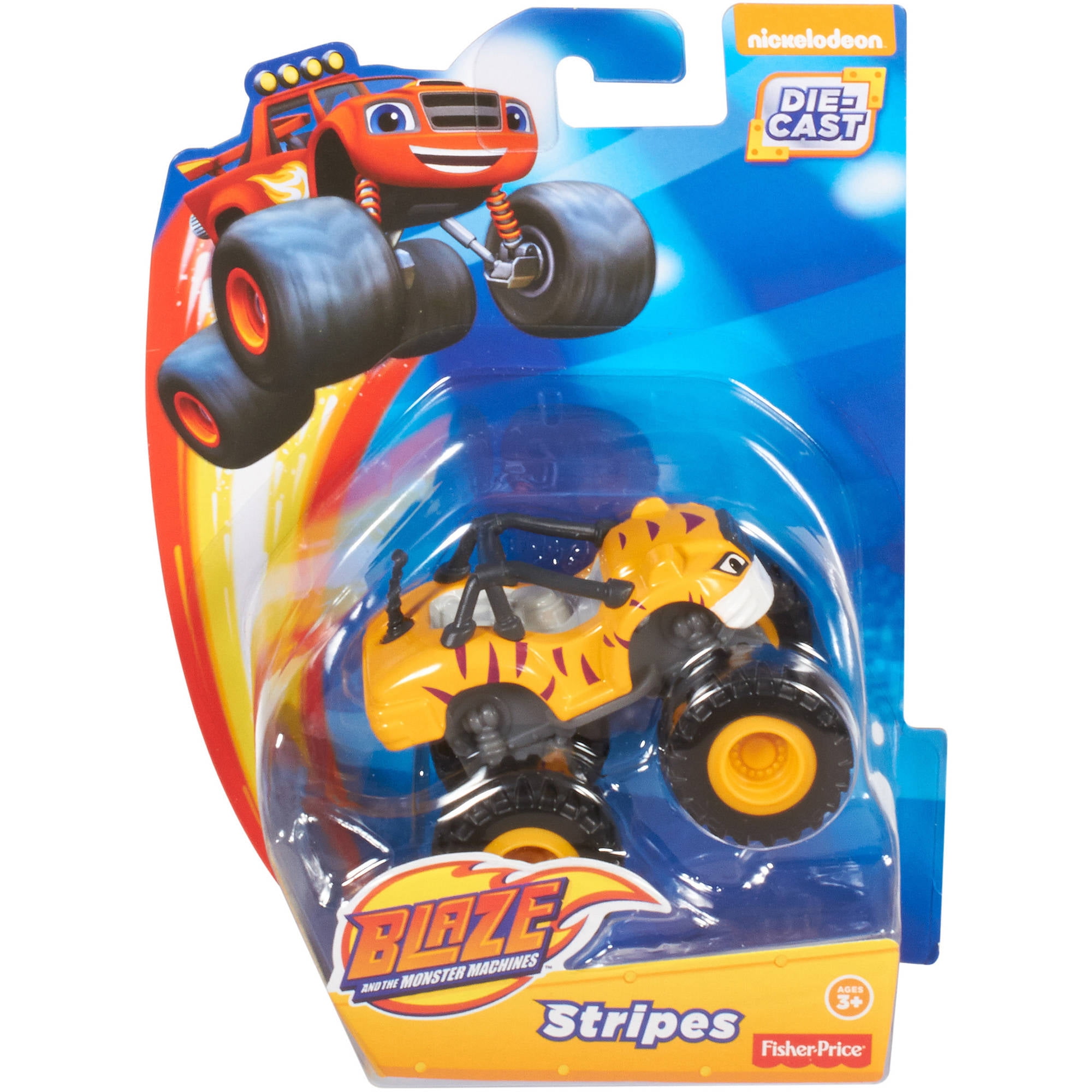 Carro Blaze Monster Machines - Stripes Tape 11cm - Fisher em Promoção na  Americanas