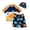 Crab, variant on Boys Two Piece Rash Guard Swimsuits Kids Short Sleeve Sunsuit Shark Prints Swimwear Sets Toddler Bathing Suit with Sun Hat