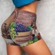 thumbnail image 4 of Fotbe Bottle Glass Red Wine Shorts Sin Costuras – Shorts Deportivos de Cintura Alta para Mujer, Elásticos para Gimnasio, Yoga, Running o Ciclismo-Medium, 4 of 8