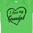 thumbnail image 4 of Inktastic I Love My Grandad in Black Chalk Heart Boys or Girls Baby Bodysuit, 4 of 5